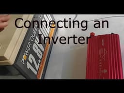 How to Connect a Power Inverter to a Battery.