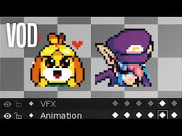 VOD: Pixel Animation Twitch Emotes & Sequance Device in Huskborn | #pixelart #unrealengine #gamedev