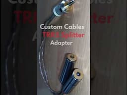 DIY TRRS Splitter Adapter #shorts #audiocable #diy