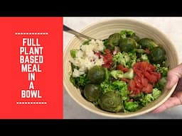 Full Plant Based Meal in a Bowl