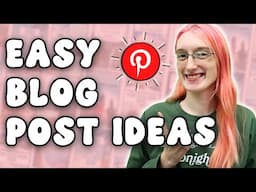 Want ENDLESS Blog Post Ideas? Use Pinterest to Get Them! // Pinterest for Bloggers