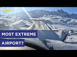 Landing at Europe's most extreme airport - Courchevel in France