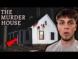 TERRIFYING CAMPING in DISTURBING MURDER HOUSE - The SCARIEST Night Of My Life