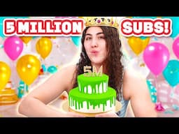 I made slime for 5 million subscribers