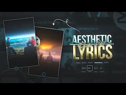 Instagram Trending AESTHETIC LYRICS reels Edit | Capcut | Full Tutorial