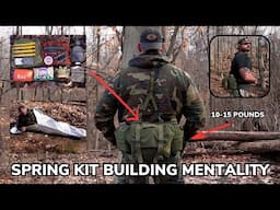 Military Survival Kit Mentality with 15 Pounds of Gear. Stay Alive with These Items