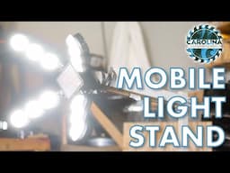 Mobile Light Stand | Sansi LED Wing Light Review | Woodworking/DIY