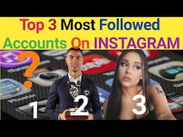 #shorts #facts #youtubefacts Top 3 Most 🙋 Followed 💃 Accounts on Instagram 📸