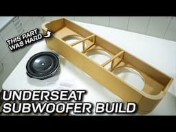 Building an Underseat Subwoofer Box - Assembly and Angled Corner Cuts!