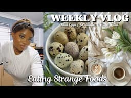 Weekly Vlog: Delivery Drama Resolved | Strange Foods | Chocolate Dilemma | Shein PJ Haul | Tola Lusi