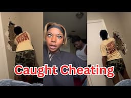 Woman catches her man cheating and does this !