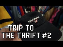 TRIP TO THE THRIFT #2 - SICK POLO SPORT STRAPBACK!!