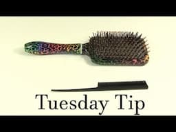 Tuesday Tip : How To Easily Get Hair Out Of Your Hairbrush