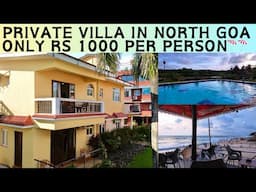 Villa in North Goa at Rs 1000 per person | Private Villa near Candolim beach