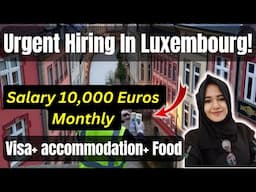 Luxembourg🇱🇺 Work Visa How to apply Online 2024 #europe #job