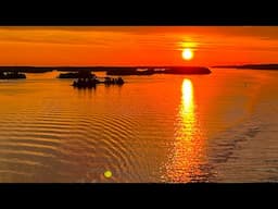 Stockholm Archipelago Cruising At Sunrise