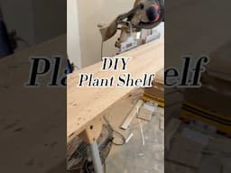 DIY Large Plant Shelf | Barn Board and Corbels