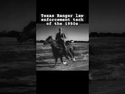 Texas Rangers on horses and in 1950s classic cars