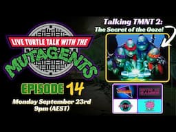 MUTAGENTS Livestream Episode 14: Talkin' TMNT 2: Secret of the Ooze🎬 Trivia & More!!🐢🍕