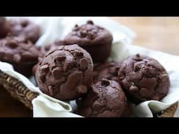 Muffins de chispas de chocolate