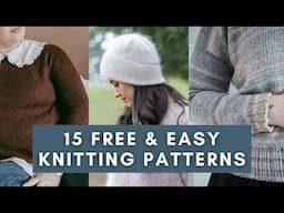 15 Stunning & Free Knitting Patterns for All Skill Levels