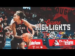 Texas Tech Women's Basketball at Kansas: Highlights | January 30, 2025