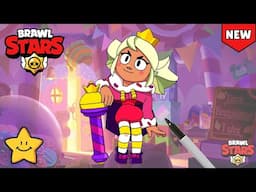 How To Draw MANDY 🍭 | Brawl Stars | New Brawler | Step By Step