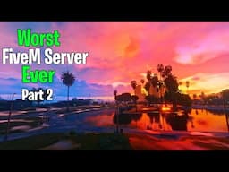 UK Guy Trolling On The Worst FiveM Server In History - LaVoute RP Part 2