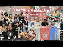 Chilling and vibing at Anime Expo Chibi Artist Alley 2024 😇