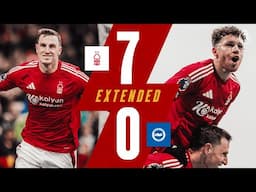 Chris Wood HAT-TRICK! 🔥 | Forest 7-0 Brighton & Hove Albion | Extended Premier League Highlights