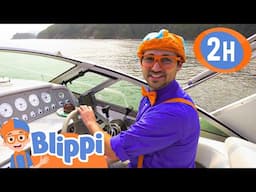 Blippi Boards a Boat | Blippi | Kids Songs | Moonbug Kids