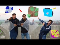 8 Feet Big Gudda & Make Plasticbag Kite | Plasticbag Kite Flying