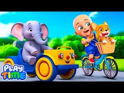 Wheels On The Bus Go Round And Round + Lola the Elephant song + Bingo | Nursery Rhymes and Kids Song