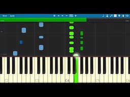 The Birthday Party - The 1975 - Piano Tutorial (Synthesia)