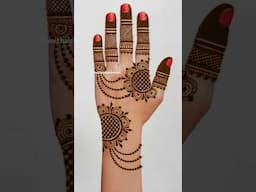 Easy Simple Beautiful Mehndi design || #sunithasmehndiart #mehndi #simplemehndi #trendingshorts