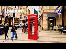 London Walk 🇬🇧 Trafalgar Square to MAYFAIR Luxury Shopping | Central London Walking Tour [4K HDR]