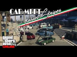 GTA 5 Online - CAR MEET "ITALIAN STRIPES" | PS5 Rockstar Editor