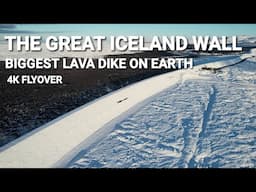 Great Lava Wall of Iceland in 4K! Enormous pressure and heat make the wall vulnerable! Will it hold?