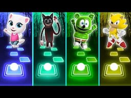 Talking Angela 🆚 Cartoon Cat 🆚 Gummy Bear 🆚 Sonic Boom 💥 Coffin Dance Cover