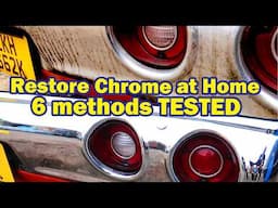 How to clean old chrome. Can it look like new? Real world test..