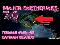 🚨MAJOR 7.6 EARTHQUAKE Strikes Caribbean! TSUNAMI Advisory ALL Coastlines!