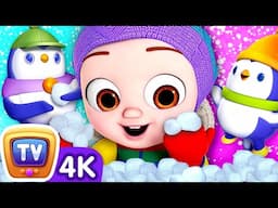 Winter Fun: Baby Taku & Friends Play in the Snow with Penguins ❄️🐧| ChuChu TV Nursery Rhymes in 4K