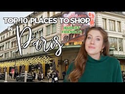 TOP 10 STORES TO SHOP IN PARIS IN 2025 | The ultimate budget friendly gift guide