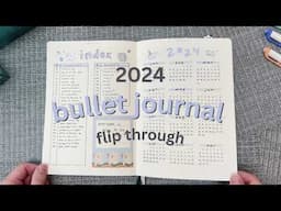 2024 bullet journal flip through 💖