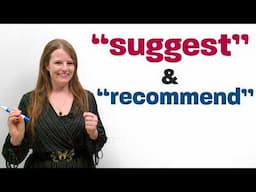 Easy English Conversation: SUGGEST & RECOMMEND