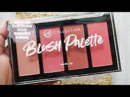 EB Collection Blush Palette Swatches Unboxing