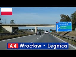 A4 from Wrocław to Legnica in Poland