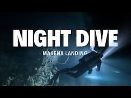 Makena Landing Night Dive in Maui, Hawaii