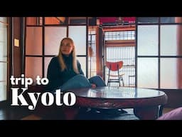 Trip to KYOTO, JAPAN 🇯🇵 travel vlog and traditional townhouse