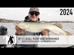 A Fall Musky Hunt to Remember - Keyes Outdoors Musky Hunting Adventure